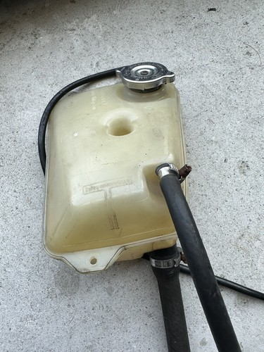 Radiator coolant overflow tank - radiator,